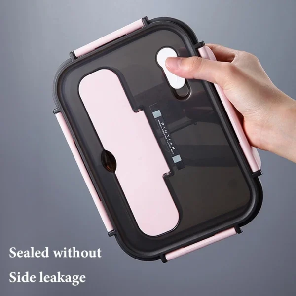 Transparent Lunch Box For Kids Food Storage Container With Lids Leak-Proof Microwave Food Warmer snacks bento box japanese style - Image 5