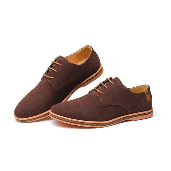 2022 Spring Suede Leather Men Shoes Oxford Casual Shoes Classic Sneakers Comfortable Footwear Dress Shoes Large Size Flats - Image 11