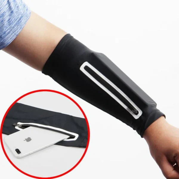 Universal Sport Pocket Arm Warmer Phone Armband Bag Hiking Fishing Running Cycling Phone Wrist Bag Arm Sleeve for Phone - Image 3