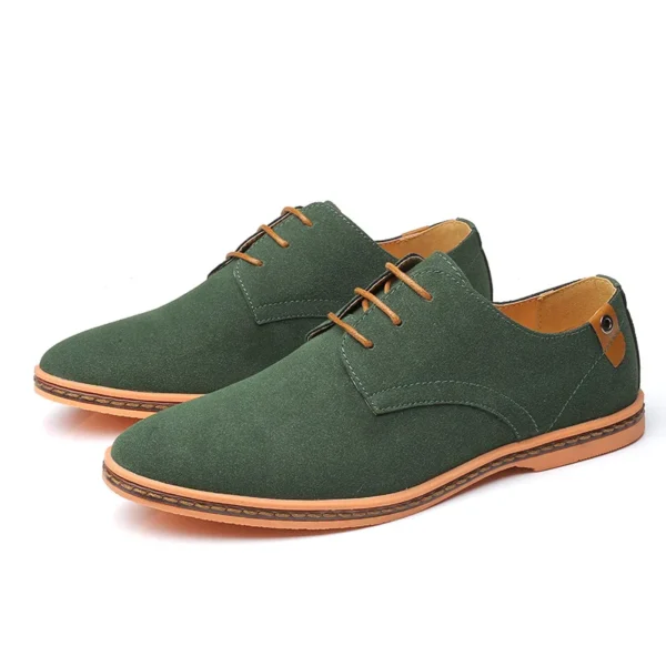 2022 Spring Suede Leather Men Shoes Oxford Casual Shoes Classic Sneakers Comfortable Footwear Dress Shoes Large Size Flats - Image 6