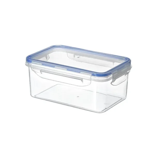 Sealed Rectangular Refrigerator Storage Box with Lid Plastic Crisper Microwave-heated Lunch Box with Lid - Image 7