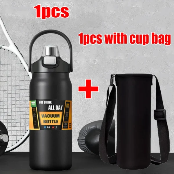 1500ML Stainless Steel Thermo Bottle Portable Thermos Large Capacity Thermo Water Bottle Tumbler Thermoses Outdoor Vacuum Flasks - Image 12