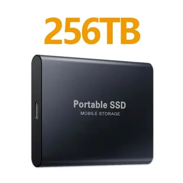 High Speed External Hard Drive Portable SSD 256TB USB3.1 Type-C Interface Hard Disk Solid State Drive Mass Storage for Laptop/PC - Image 3