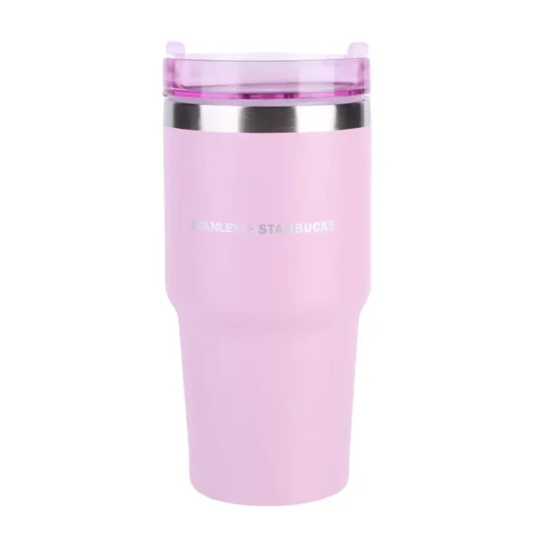 20oz Vacuum insulated stainless steel Cup with straw, car, hot and cold travel cup, camping, hiking and picnicking, 20 oz - Image 11