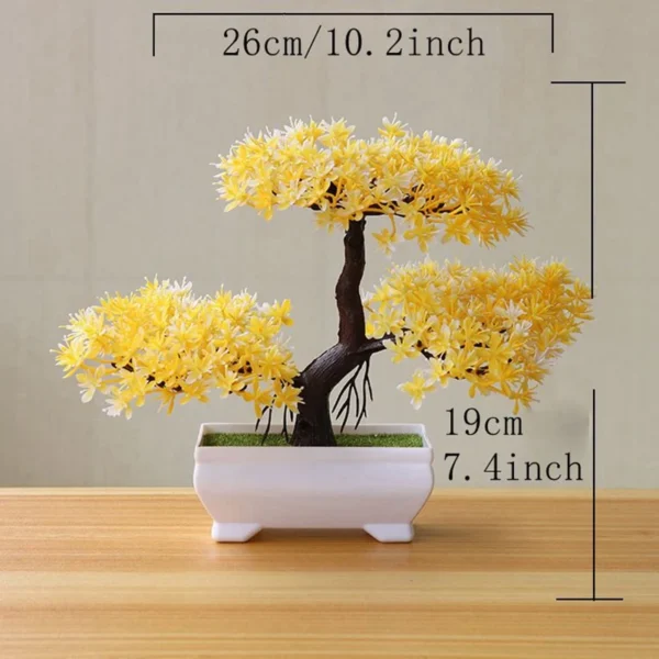 Artificial Tree Bonsai Simulation Plants Pot Plants for Garden Table Home Room Bedroom Decoration Outdoor Fake Plant Ornaments - Image 4