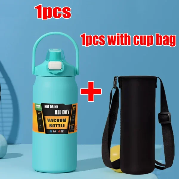 1500ML Stainless Steel Thermo Bottle Portable Thermos Large Capacity Thermo Water Bottle Tumbler Thermoses Outdoor Vacuum Flasks - Image 7