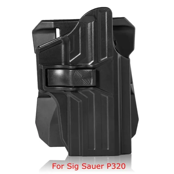 Tactical Holster OWB Adjustable Paddle Belt Holster for Sig SP2022, Sig Sauer P320 X Carry/M18/X Compact/P320 RX Compact - Image 8