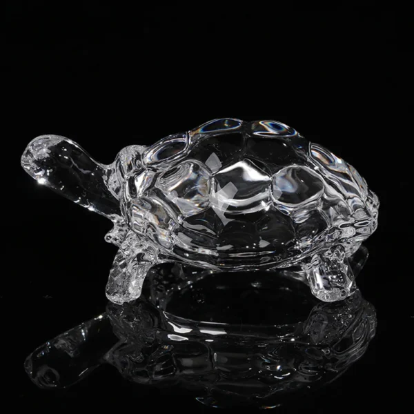 Miniature Tortoise Statue Chinese Lucky Feng Shui Ornament for Home Office Desk Decoration Crystal Turtle Figurine Home Decor - Image 6