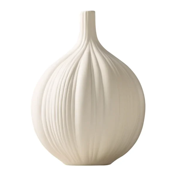 Modern White Ceramic Vases Chinese Style Simple Designed Pottery And Porcelain Vases For Artificial Flowers Decorative Figurines - Image 5