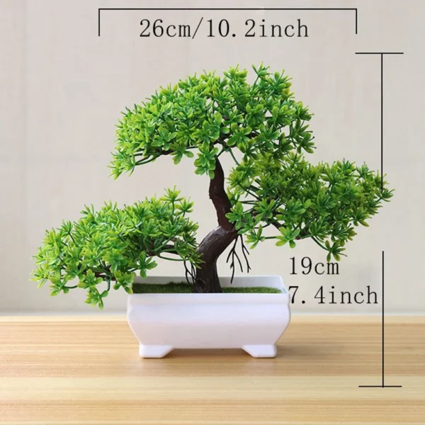 Artificial Tree Bonsai Simulation Plants Pot Plants for Garden Table Home Room Bedroom Decoration Outdoor Fake Plant Ornaments - Image 7