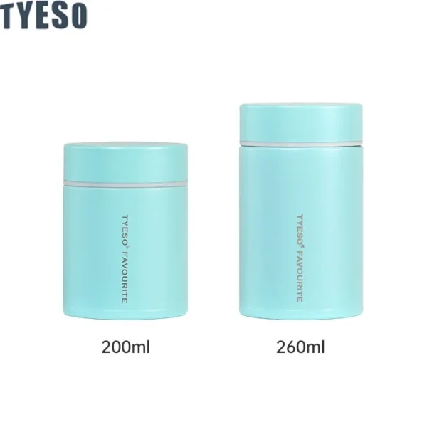 Tyeso 200/260ML Portable Insulation Cup White Fungus Stainless Steel Thermal Water Bottle Mini Pocket Insulated Lunch Box Gift - Image 8