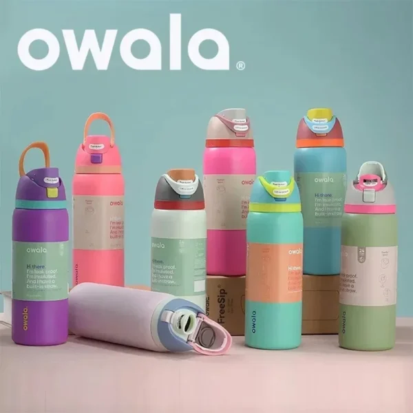 30OZ Owala Stainless Steel Vacuum Insulated Sports Water Bottle, Perfect Companion for Your Outdoor Adventure on Amazon - Image 3