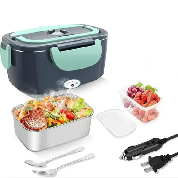 2 in 1 Portable Electric Lunch Box Electric Lunch Heating Lunch Box with Heating Function Household Appliances Food Box - Image 7