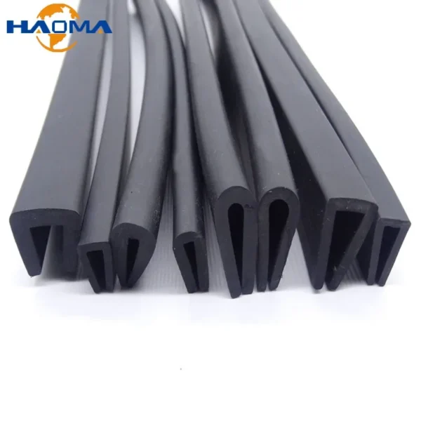 1/2/3/4/5 Meters Black Rubber Edge Strip U Section Anti Oil Seal Edge Shield Encloser