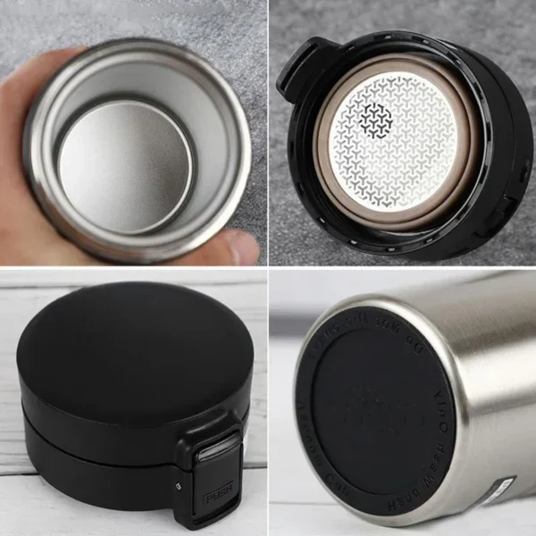 500ml Thermal Mug Double Wall 304 Stainless Steel Coffee Cup Vacuum Flask Thermos Water Bottle Tea Coffee Leak-proof Thermos Mug - Image 6