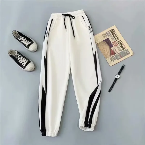 Women's Loose-fit Straight-leg High-waisted Sweatpants New Spring/autumn 2023 Casual Pants - Image 4