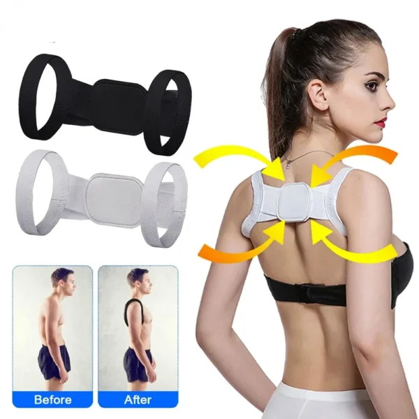 Adjustable Back Posture Corrector Stealth Camelback Support Posture Shoulder Belt Rectify Straighten Correction For Men Women