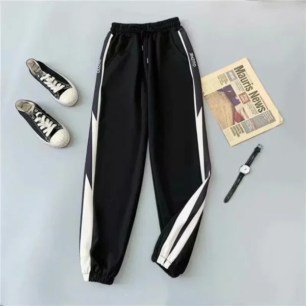 Women's Loose-fit Straight-leg High-waisted Sweatpants New Spring/autumn 2023 Casual Pants - Image 6