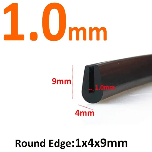 1/2/3/4/5 Meters Black Rubber Edge Strip U Section Anti Oil Seal Edge Shield Encloser - Image 15