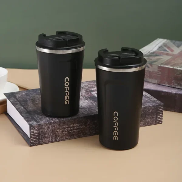 380/510ml Stainless Steel Coffee Cup Travel Thermal Mug Leak-Proof Thermos Bottle Tea Coffee Mug Office Business Style Thermos - Image 6