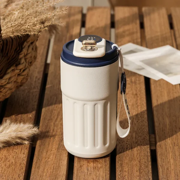 450ml Thermos Bottle Smart Display Temperature 316 Stainless Steel Vacuum Cup Office Coffee Cup Business Portable Thermal Mug - Image 7