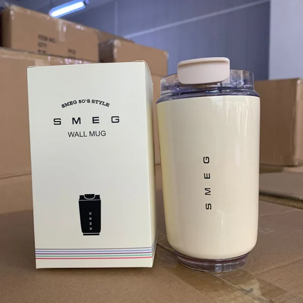 2024 Stainless Steel SMEG Water Bottles Insulated Water Bottles Thermos Bottle Drinking Bottle Coffee Cup Travel Mug - Image 6