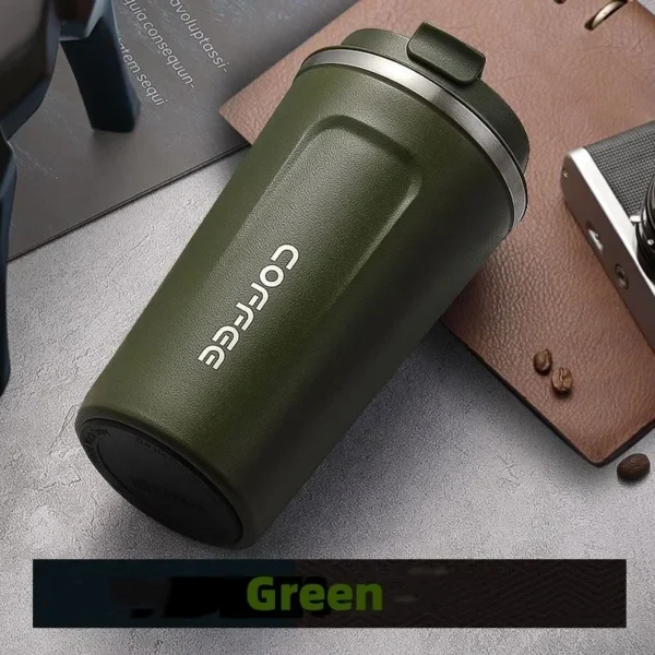 380/510ml Stainless Steel Coffee Cup Travel Thermal Mug Leak-Proof Thermos Bottle Tea Coffee Mug Office Business Style Thermos - Image 7