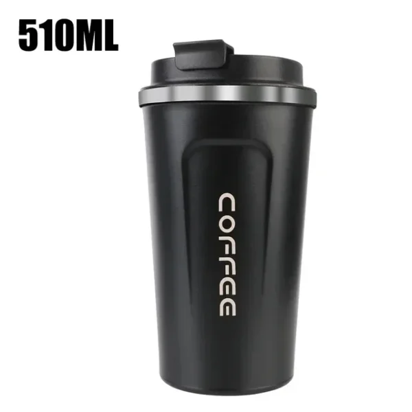 Thermo Cafe Car Thermos Mug for Tea Water Coffee Leak_Proof Travel Thermo Cup Coffee Mug 380/510ML Double Stainless SteelThermo - Image 7