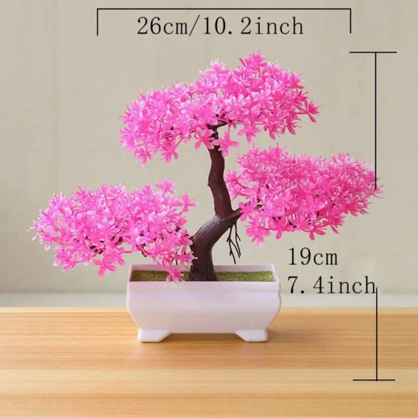 Artificial Tree Bonsai Simulation Plants Pot Plants for Garden Table Home Room Bedroom Decoration Outdoor Fake Plant Ornaments - Image 6