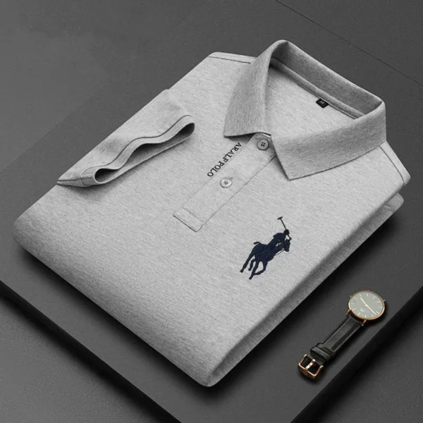 Men's Lapel POLO Shirt Summer Fashion Casual Business High Quality Comfortable Printed T-shirt Men's New POLO Shirt Clothing - Image 5