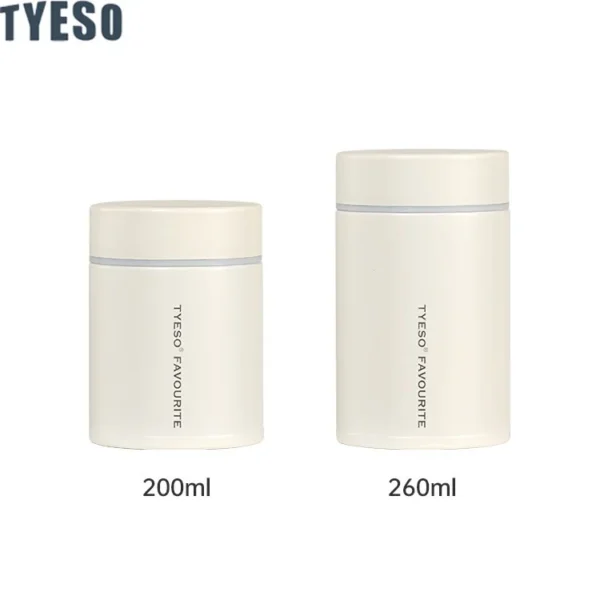 Tyeso 200/260ML Portable Insulation Cup White Fungus Stainless Steel Thermal Water Bottle Mini Pocket Insulated Lunch Box Gift - Image 9