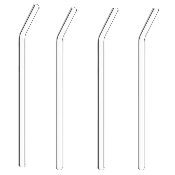 1Pc 200*8mm Clear Glass Straws For Smoothies Cocktails Drinking Straws Healthy Reusable Eco Friendly Drinkware Accessory - Image 7