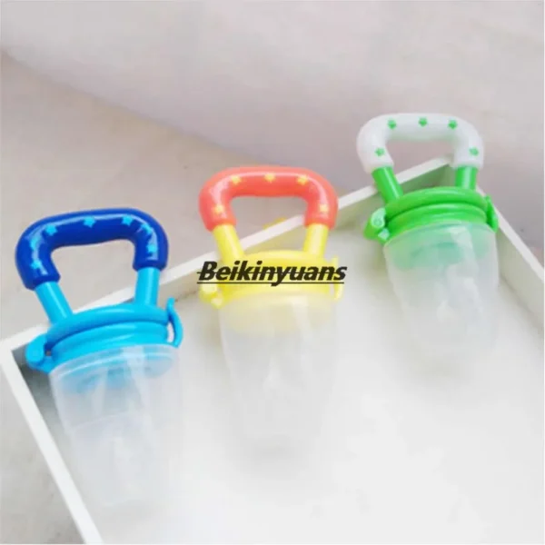 baby feeder bottle fruit and vegetable enjoyed pacifier fruit consisting silicone bit mesh bag newborn bottle nipple - Image 5