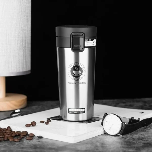 500ml Thermal Mug Double Wall 304 Stainless Steel Coffee Cup Vacuum Flask Thermos Water Bottle Tea Coffee Leak-proof Thermos Mug - Image 11