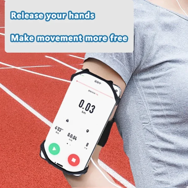 Universal Sports Armband Outdoor Phone Holder Wrist Case Gym Running Phone Bag Arm Band Case For IPhone - Image 6