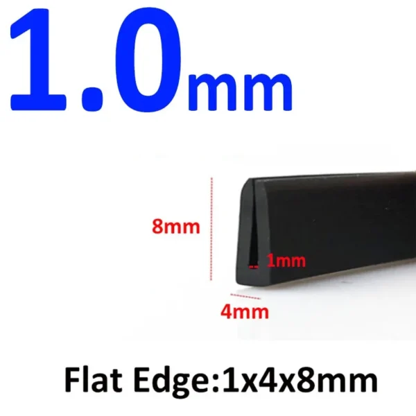 1/2/3/4/5 Meters Black Rubber Edge Strip U Section Anti Oil Seal Edge Shield Encloser - Image 11