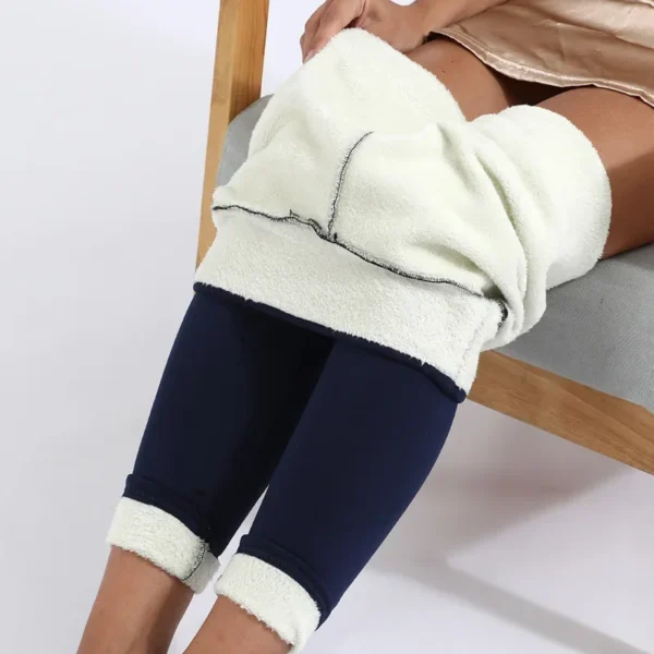 Yoga Pants Women Winter Leggings High Waist Thick Wool Pants Keep Warm Velvet Thick Thermal Pants Fleece Leggings Windproof Gym - Image 8