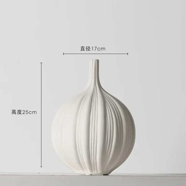 Modern White Ceramic Vases Chinese Style Simple Designed Pottery And Porcelain Vases For Artificial Flowers Decorative Figurines - Image 11