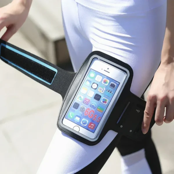 Mobile Phone Armband Outdoor Sports Smart 5.5inch phone Holder Gym Running Phone Bag Arm Band Cases for Samsung iPhone Holder - Image 4