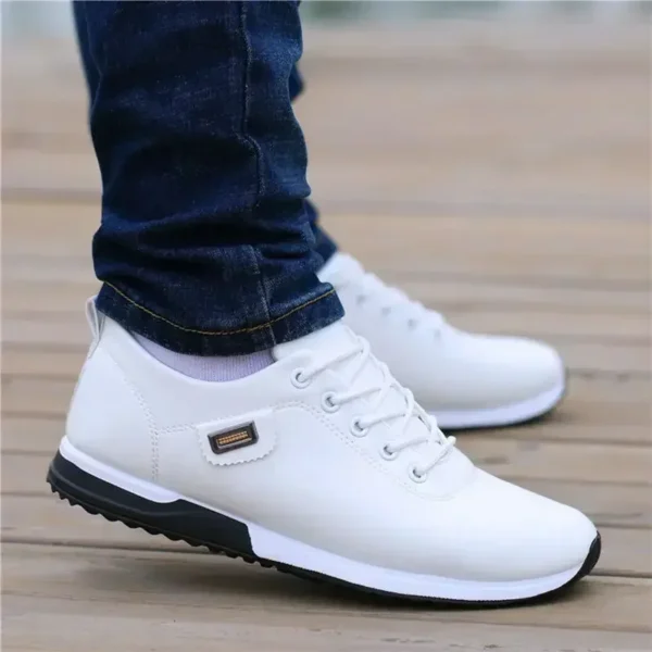 Brand Men's Casual Shoes PU Leather Business Men Shoes Warm Man Board Shoes for Men Outdoor Casual Sneakers Sapatos Masculinos - Image 3