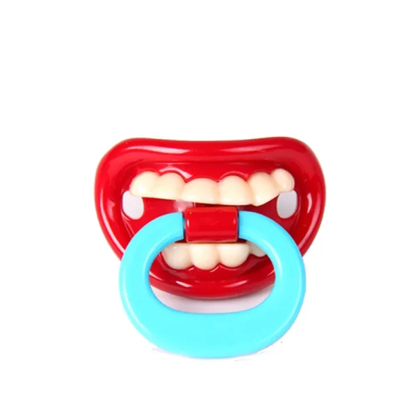 Baby Funny Beard Lip Tooth Shape Pacifier Clip Newborn Luxury Pacifiers Holder Infant Transparent Silicone Teether BPA Free - Image 18